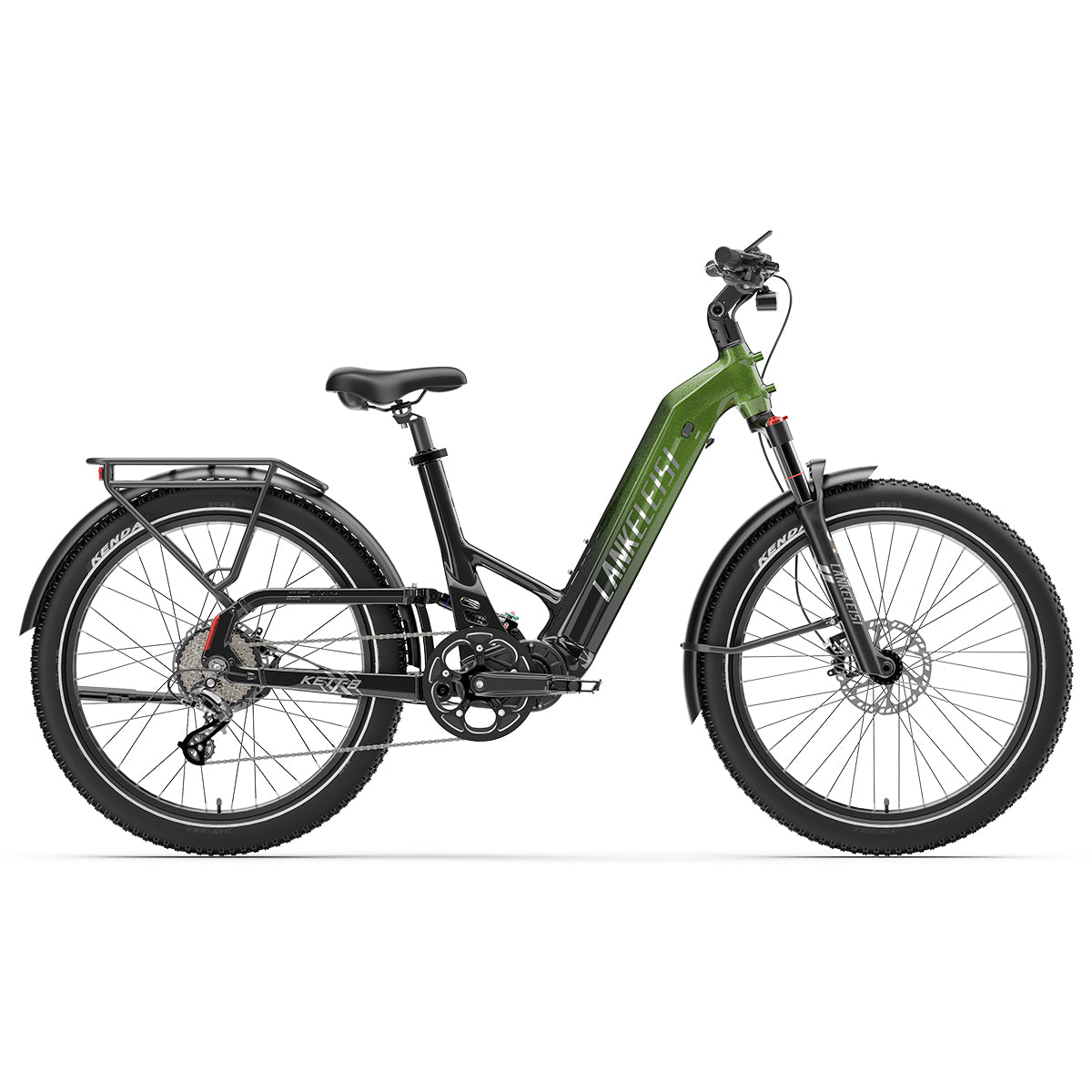 LANKELEISI KETT-8 Fatbike E-Bike – Grün