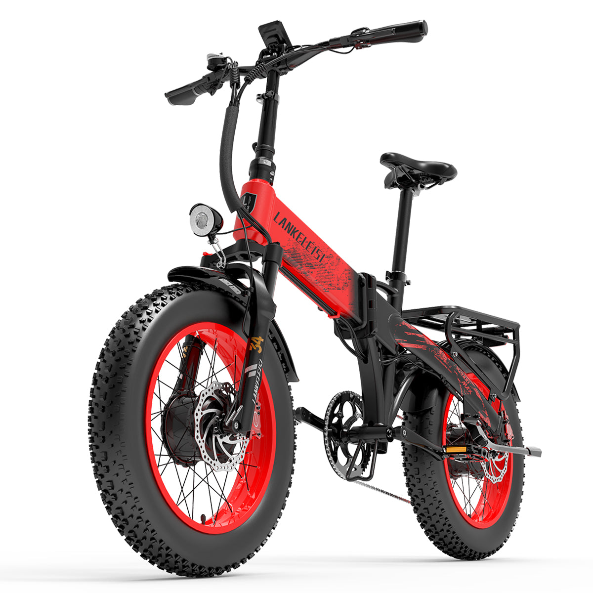 LANKELEISI X2000 Max City E-Bike – Rot
