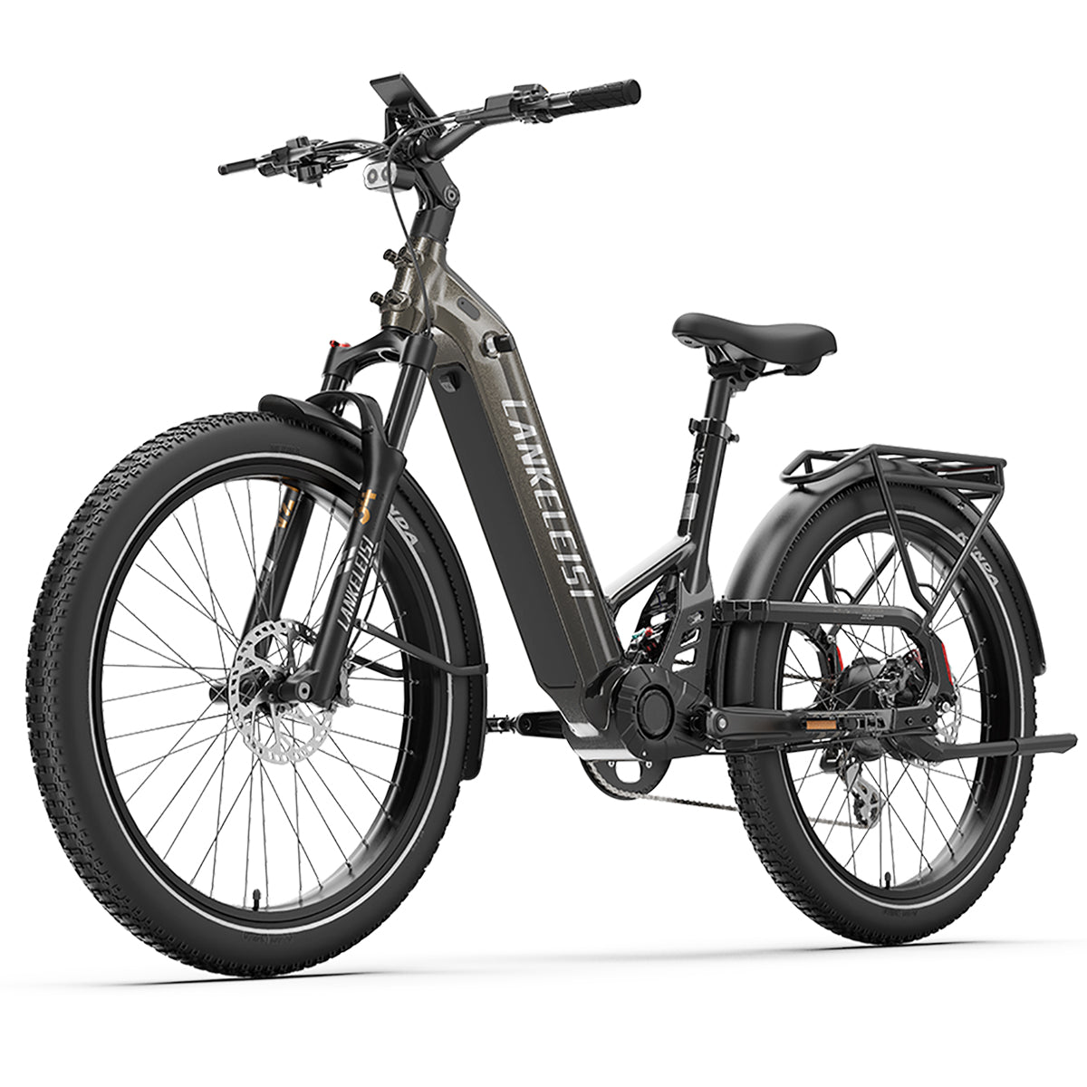 LANKELEISI KETT-8 City E-Bike – Grau