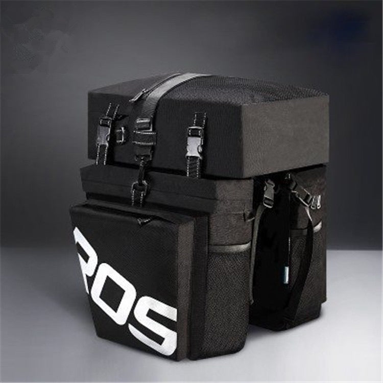 LANKELEISI Fahrrad-3-in-1-Gepäckträgertasche