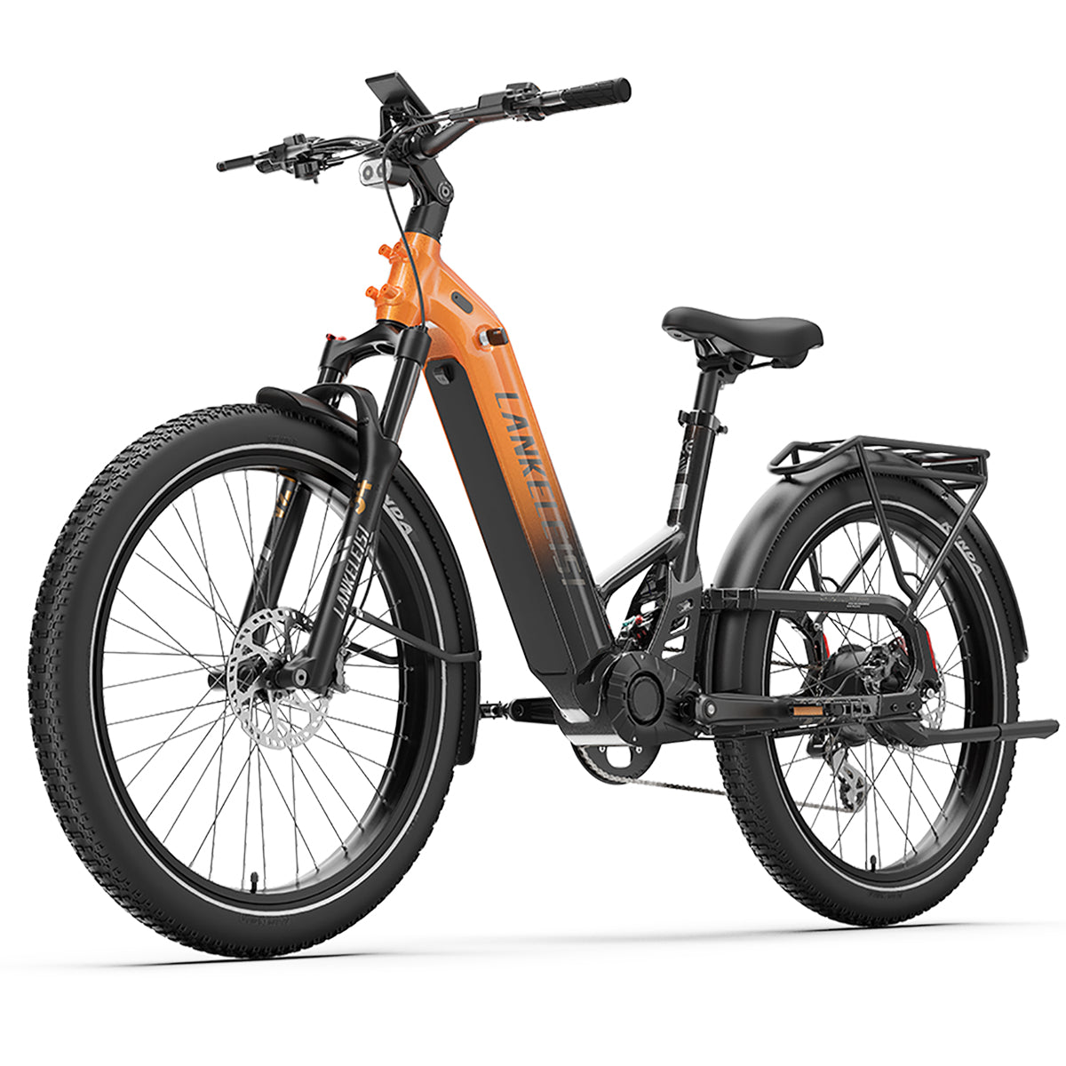 LANKELEISI KETT-8 City E-Bike – Orange