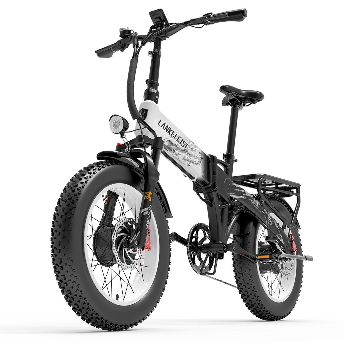 LANKELEISI X2000 Max City E-Bike – Weiß