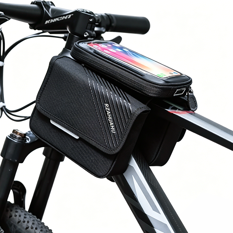 fahrrad satteltasche kaufen LANKELEISI trekking Cube Fat Wheels hinten Farben:Peach | Frame: Carbon White