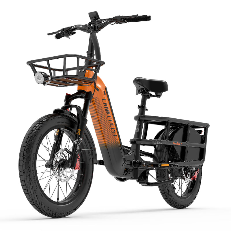 LANKELEISI Wombat-1 Lasten E-Bike – Orange
