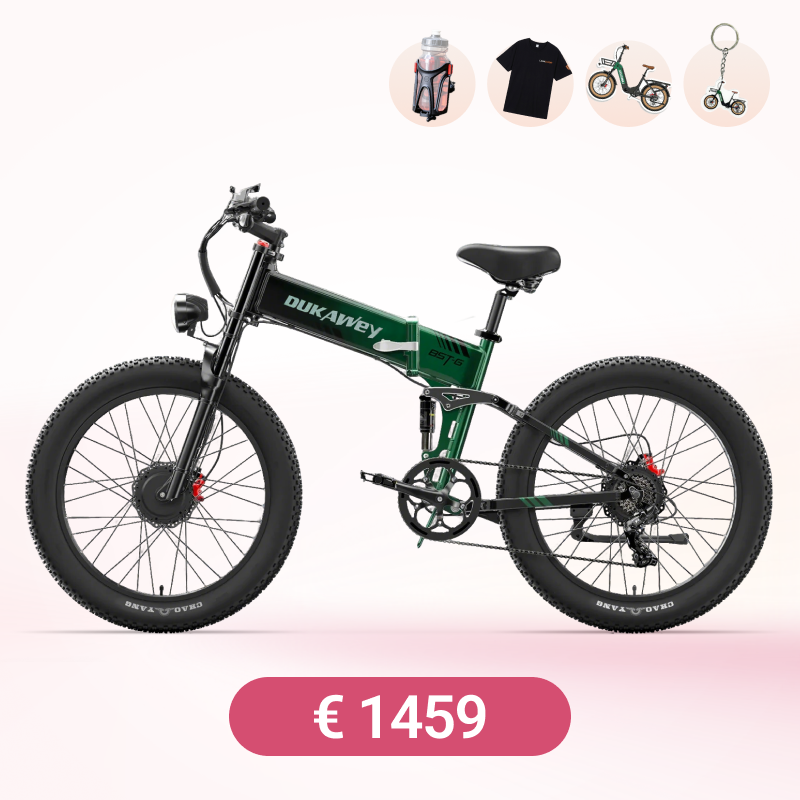 DUKAWEY BST-6 E-Bike mit 170Nm Power & Fatbike-Reifen