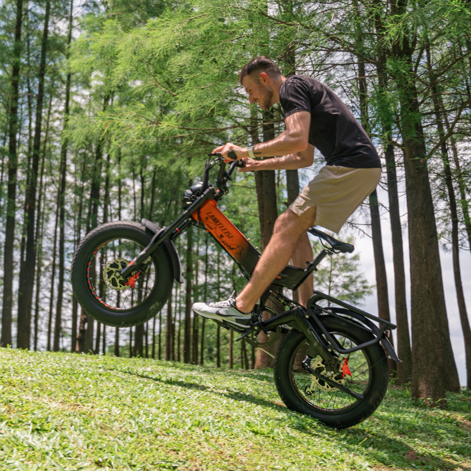 LANKELEISI X3000 MAX e-mountain bike folding bike