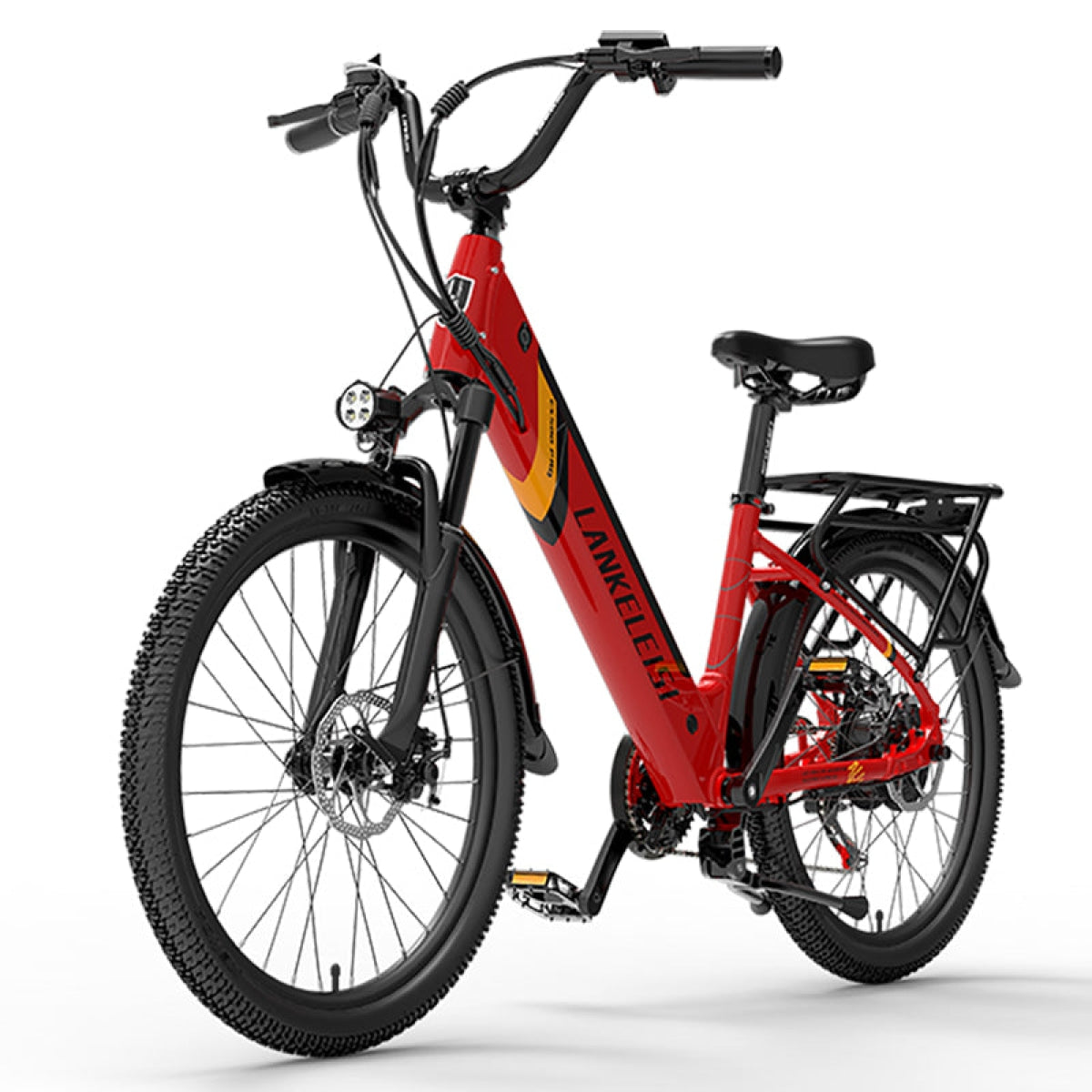 LANKELEISI ES500PRO City E-Bike – Rot