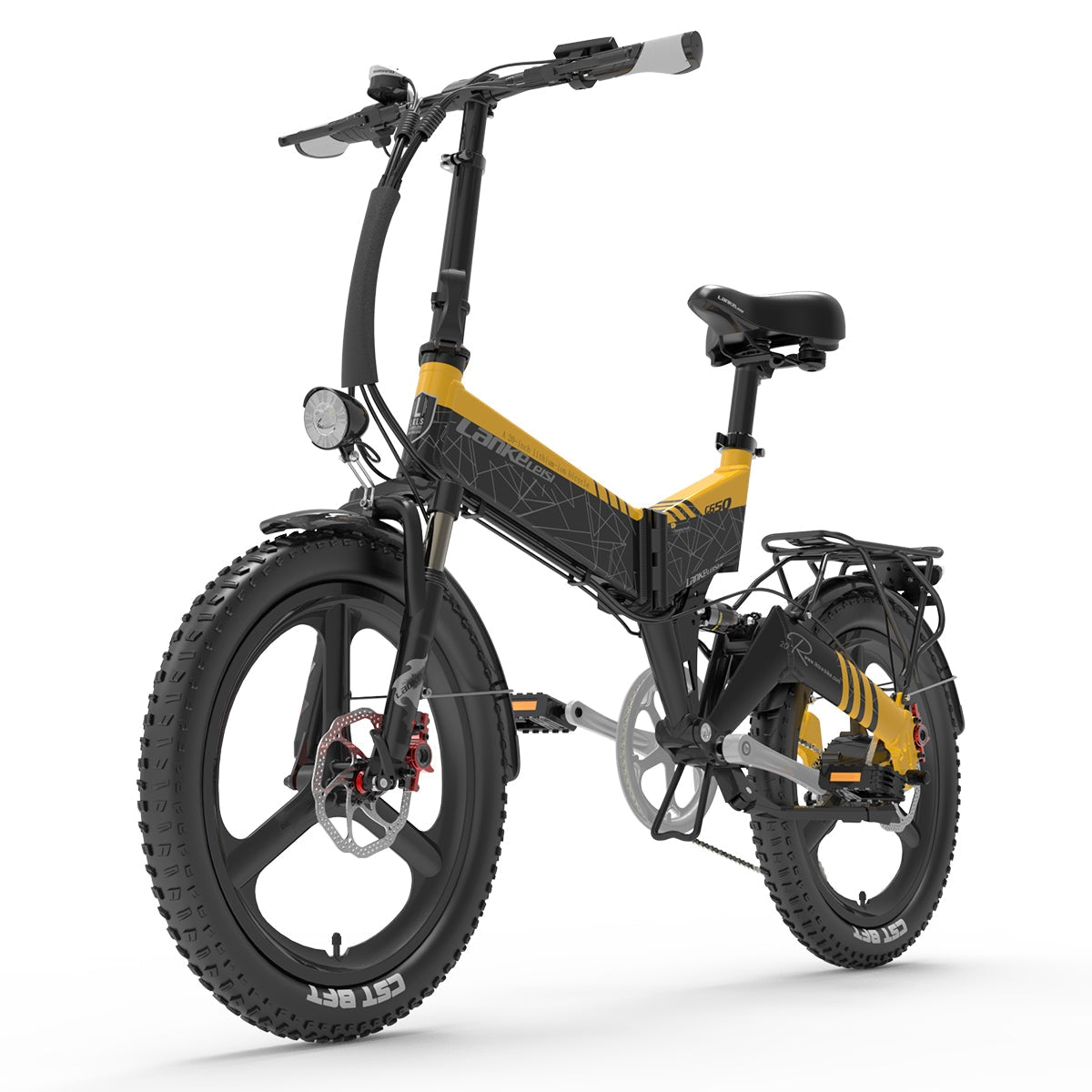 LANKELEISI G650 City E-Bike – Gelb