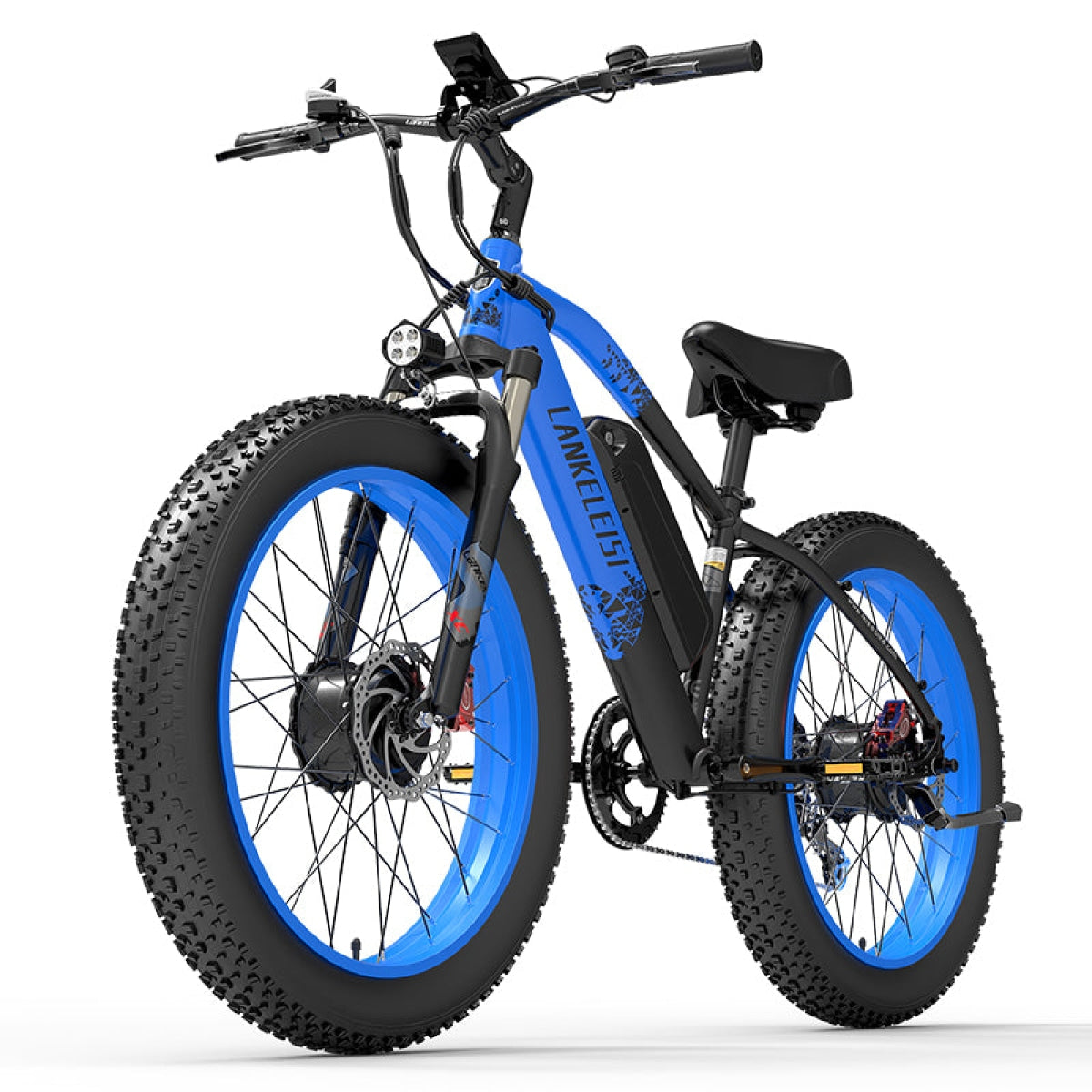 LANKELEISI MG740PLUS E-Mountainbike – Blau