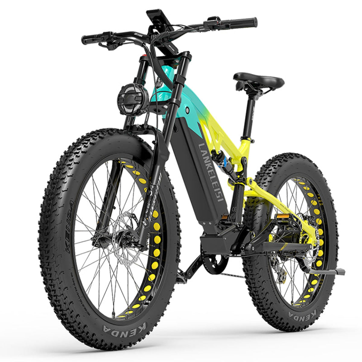 LANKELEISI RV800 Plus E-Mountainbike – Gelb