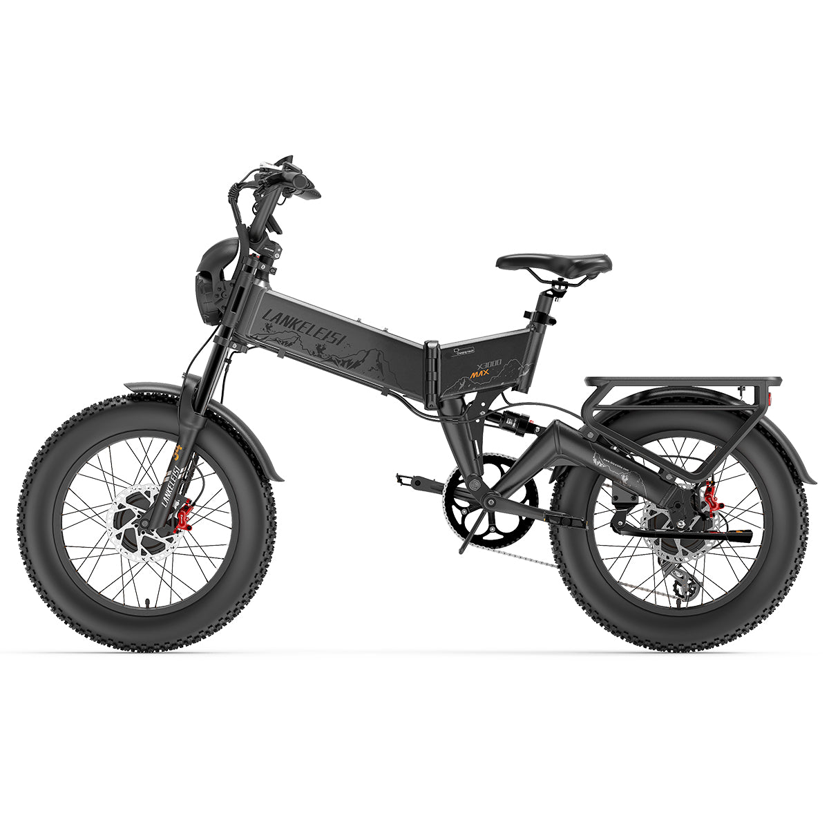 LANKELEISI X3000 MAX E-Bike – Grau