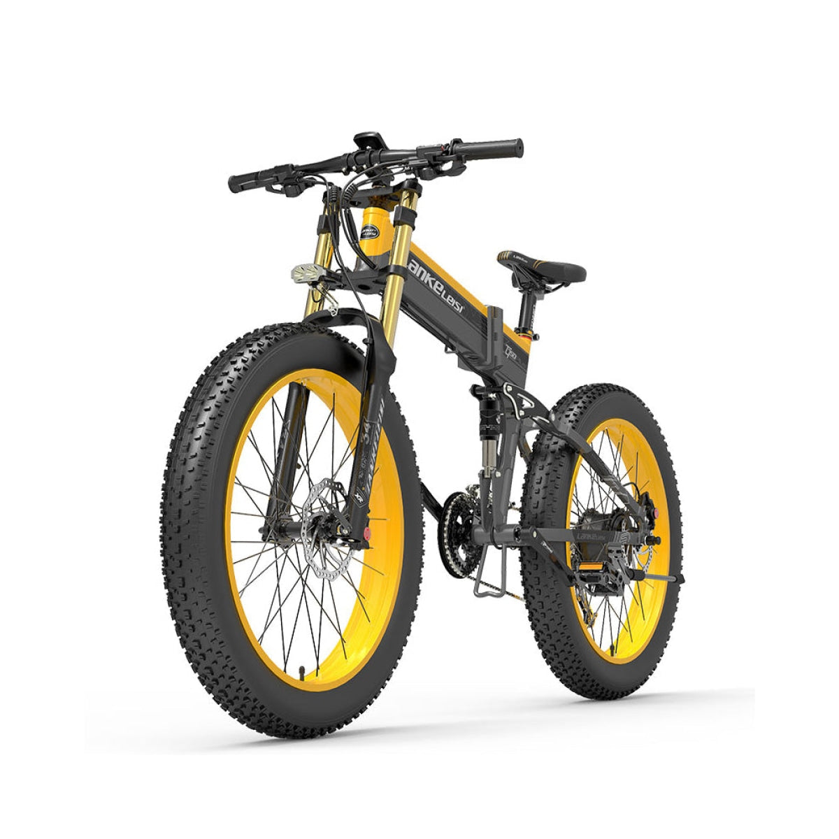 LANKELEISI XT750 PLUS Faltrad E-Bike – Gelb