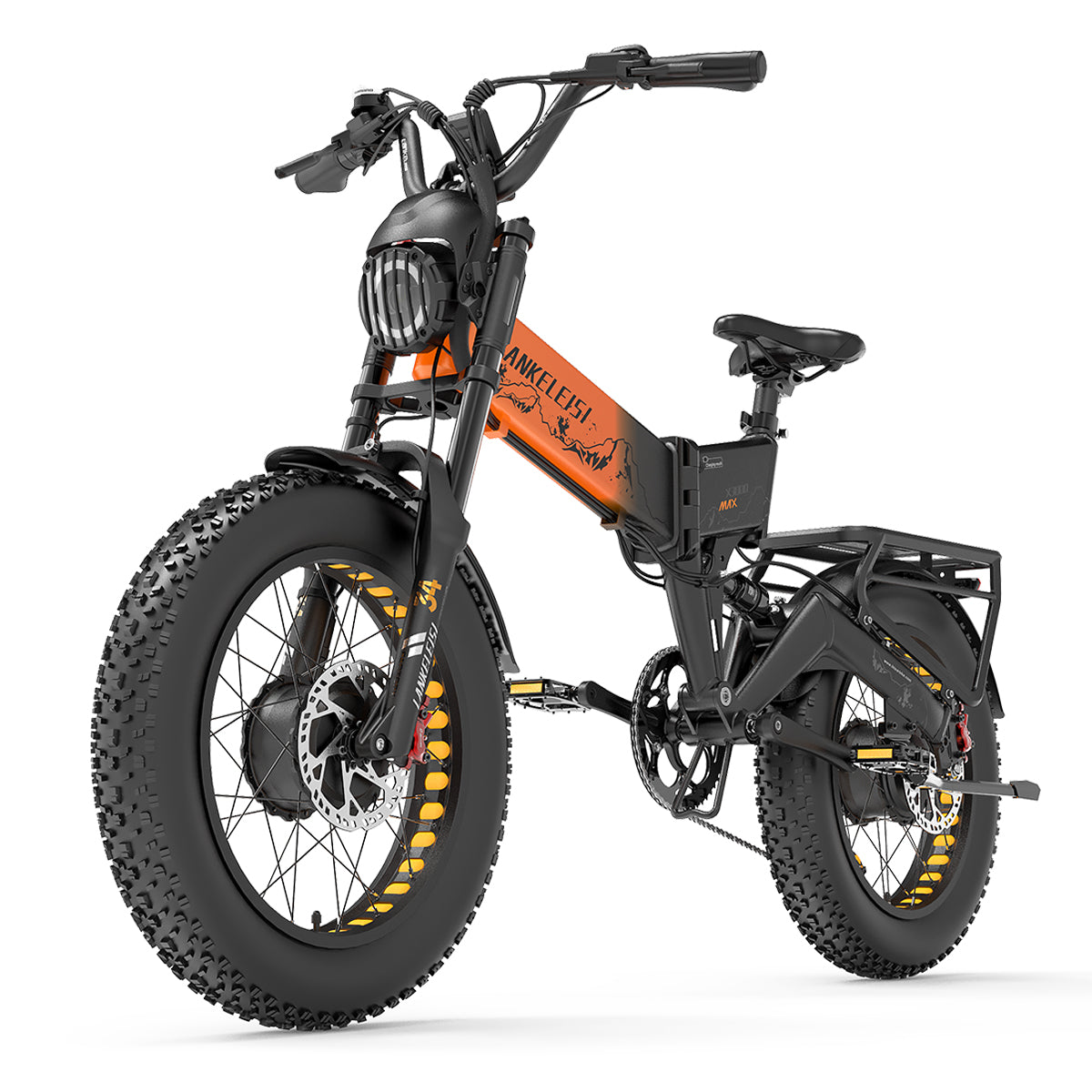 LANKELEISI X3000 MAX E-Mountainbike – Orange