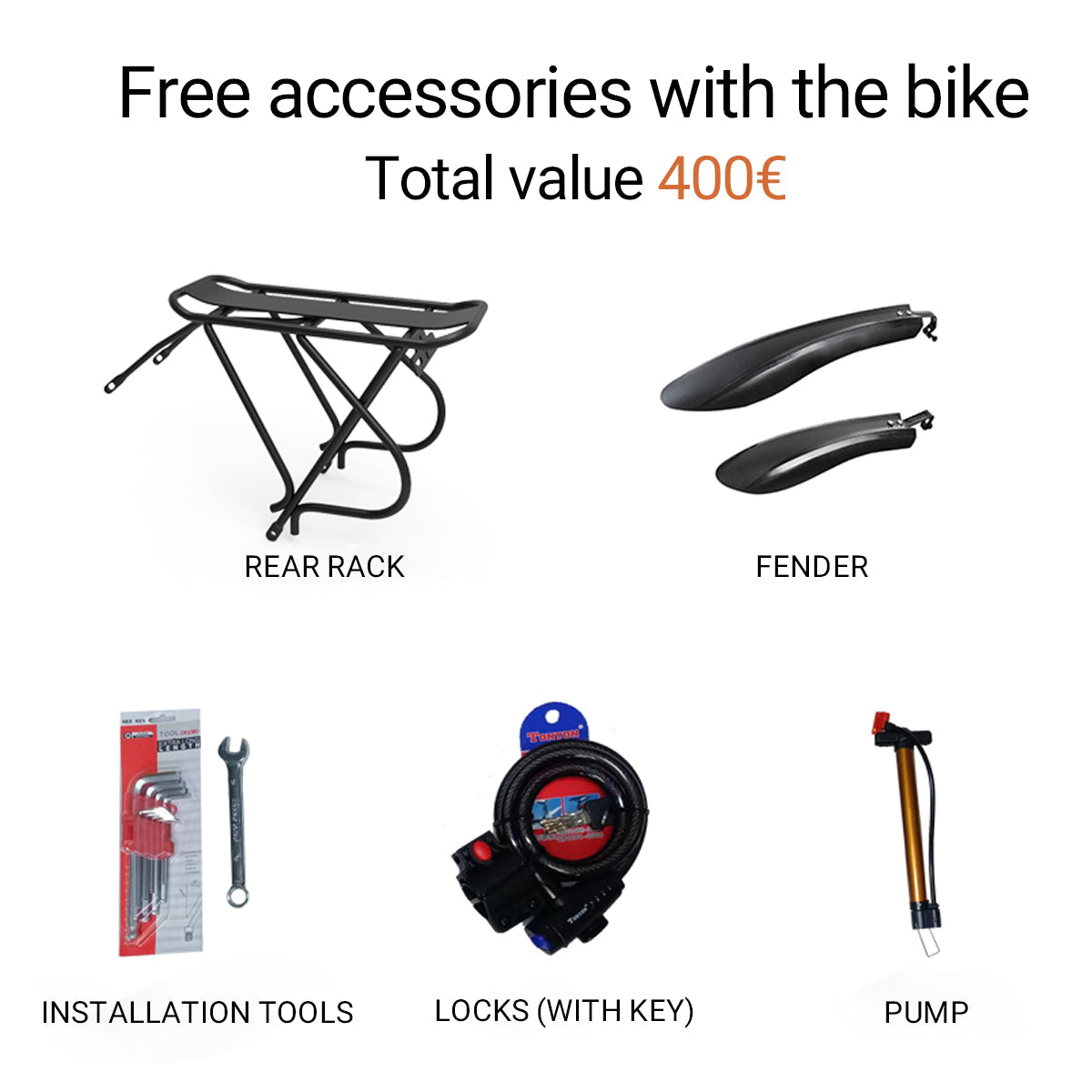 Kostenloses Zubehör zum Fahrrad