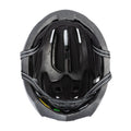LANKELEISI Elektrofahrrad Helm, schwarze Schutzkappe mit Belüftung und reflektierenden Elementen, für sichere Fahrten.