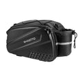 Regenfeste Fahrrad-Gepäcktasche von LANKELEISI-DE auf einem Gepäckträger, wasserdicht und strapazierfähig für Radfahrer.