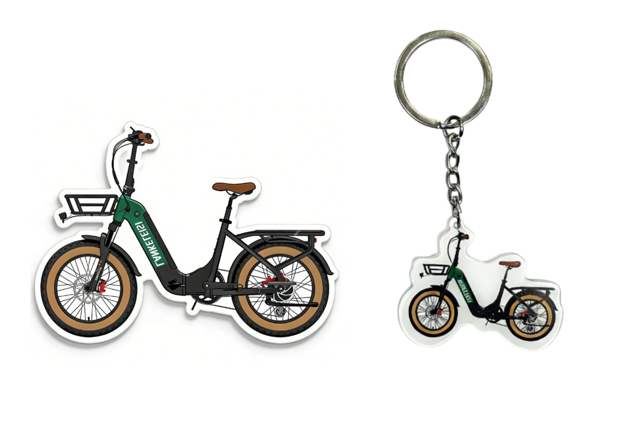 LANKELEISI  GOLF-X & X3000MAX Kühlschrankmagnet & Schlüsselanhänger