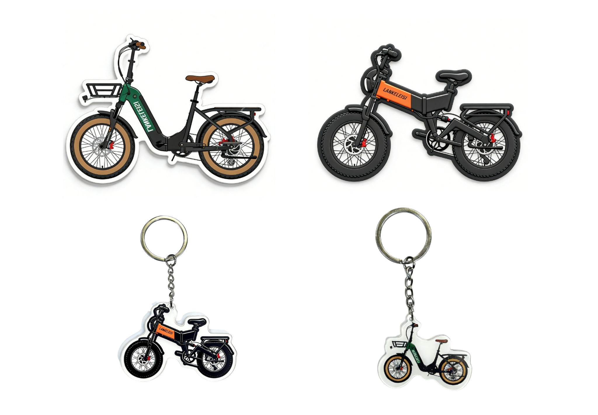 LANKELEISI  GOLF-X & X3000MAX Kühlschrankmagnet & Schlüsselanhänger