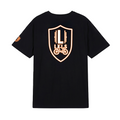 Sommer-T-Shirt von LANKELEISI-DE, limitierte Riders Club Edition, bequemes Baumwollshirt mit stylischem Design, frontal sichtbar