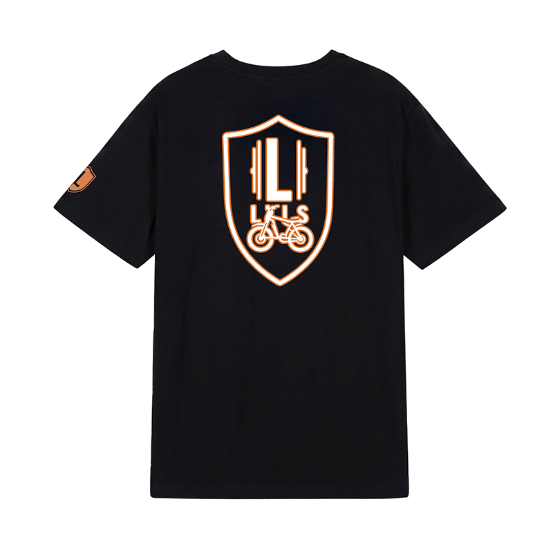Sommer-T-Shirt von LANKELEISI-DE, limitierte Riders Club Edition, bequemes Baumwollshirt mit stylischem Design, frontal sichtbar