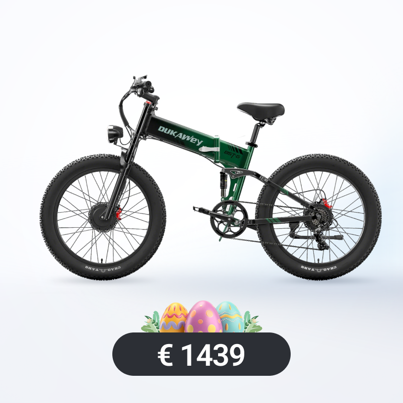 DUKAWEY BST-6 E-Bike mit 170Nm Power & Fatbike-Reifen