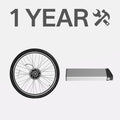 LANKELEISI-DE Extended Service für das XT750 Sports mit langlebiger Batterie und zuverlässiger Leistung, Frontansicht der Batterie