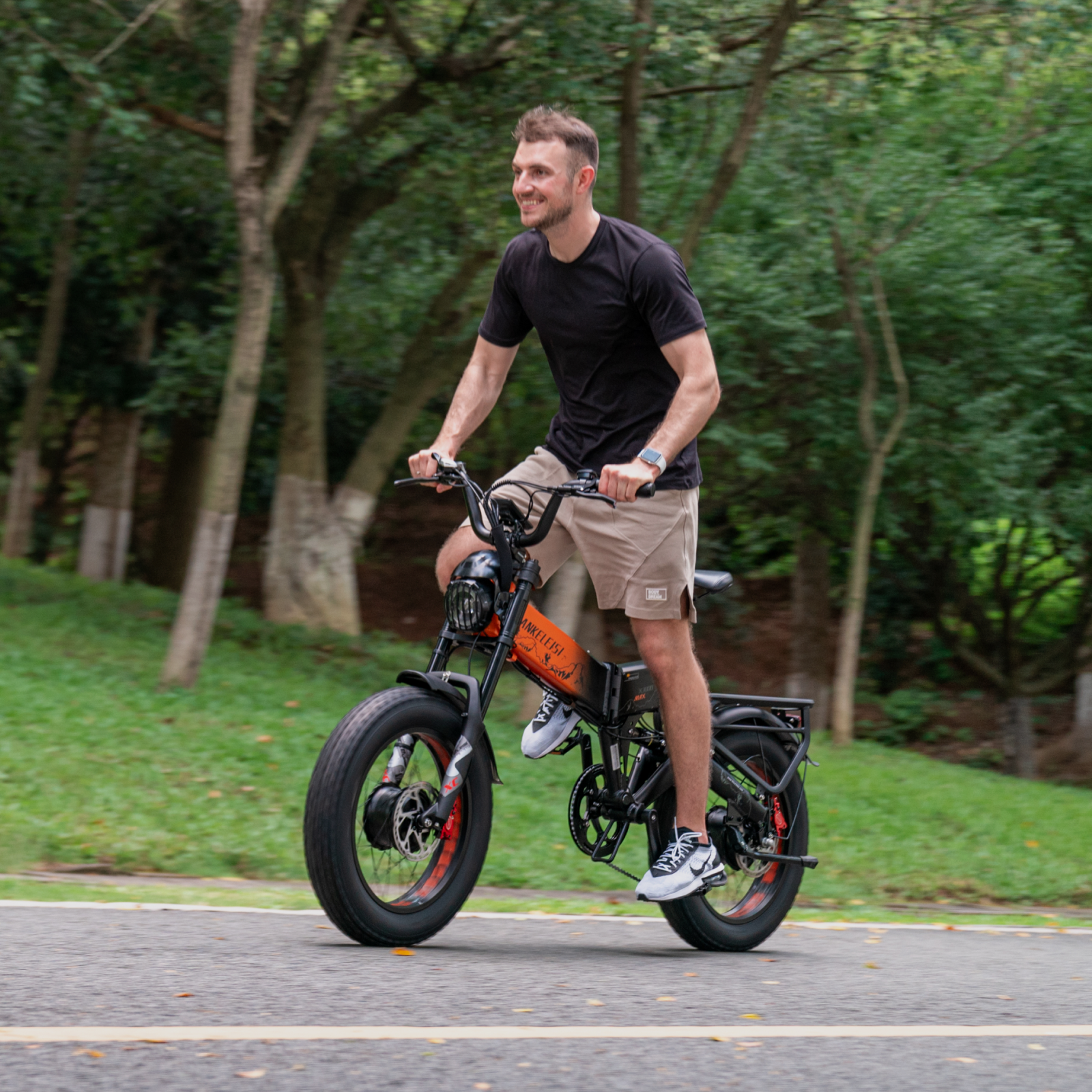 LANKELEISI X3000 MAX e-mountain bike folding bike