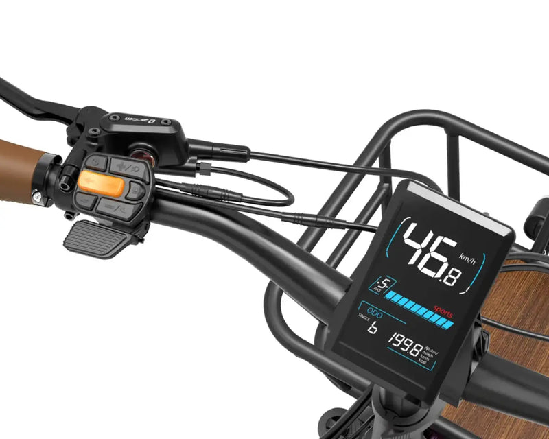 Das LANKELEISI GOLF-X ist mit einem farbigen LCD-Display mit Hintergrundbeleuchtung ausgestattet