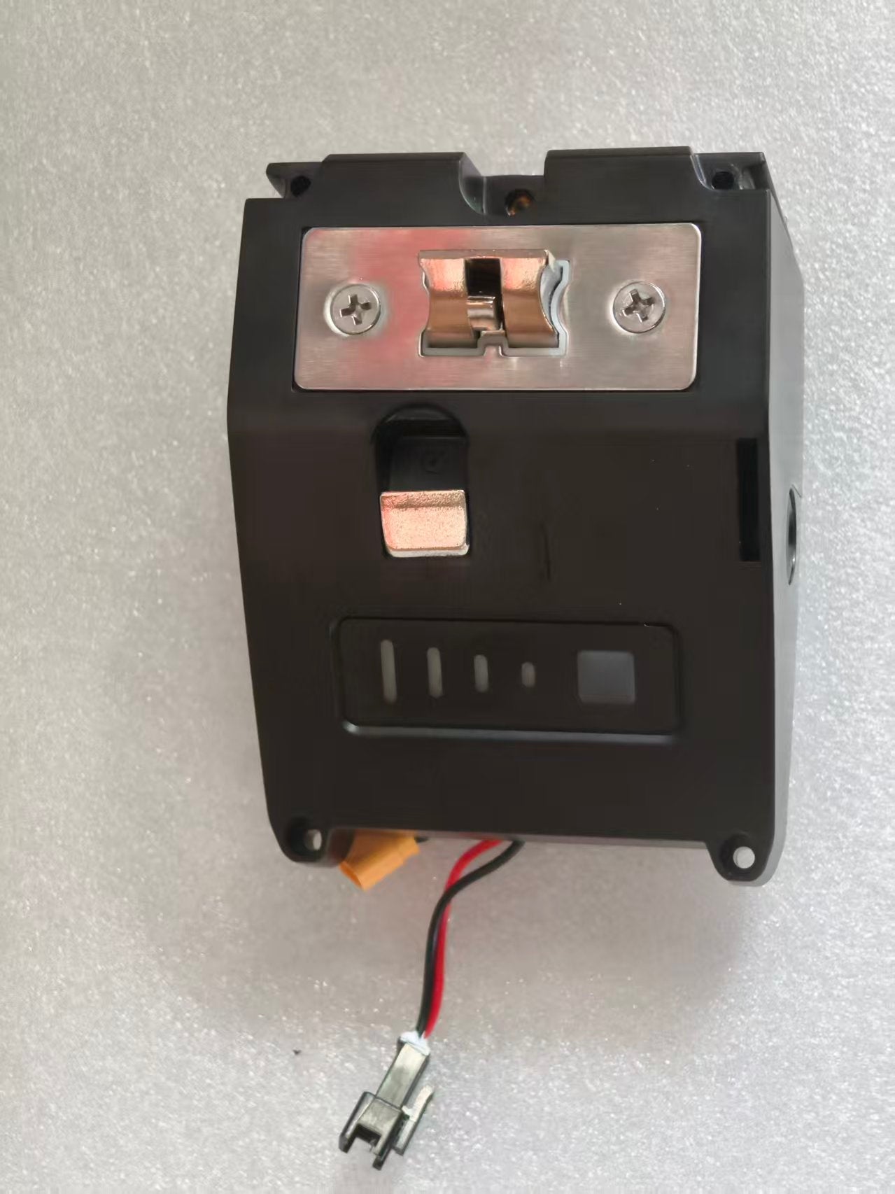 LANKELEISI Batterie-Oberabdeckung für Elektrofahrrad (mit Schloss und Schlüssel)