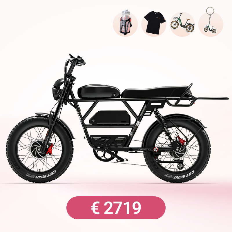[Vorverkauf]LANKELEISI X-Black Knight E-Mountainbike mit 280km Reichweite