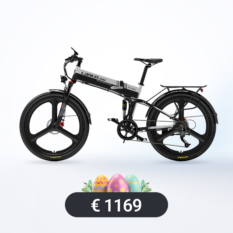 LANKELEISI XT750 SPORT City E-Bike Klapprad mit Straßenzulassung