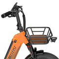 Vorderkorb für Lankeleisi KETT-8, Wombat-1 Lite oder Golf-X, aus stabilem Material, montiert am Fahrradrahmen.