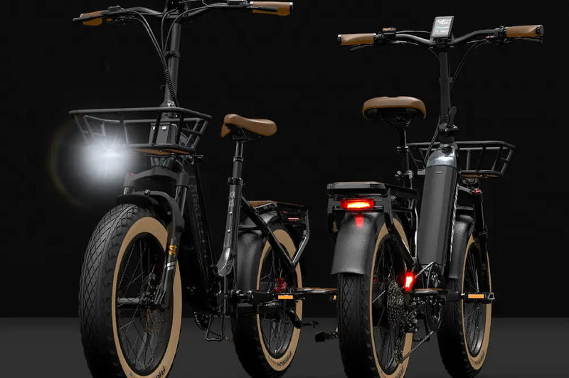 Das GOLF-X ist mit einem hellen Frontscheinwerfer und einem Rücklicht mit Blinkern ausgestattet
